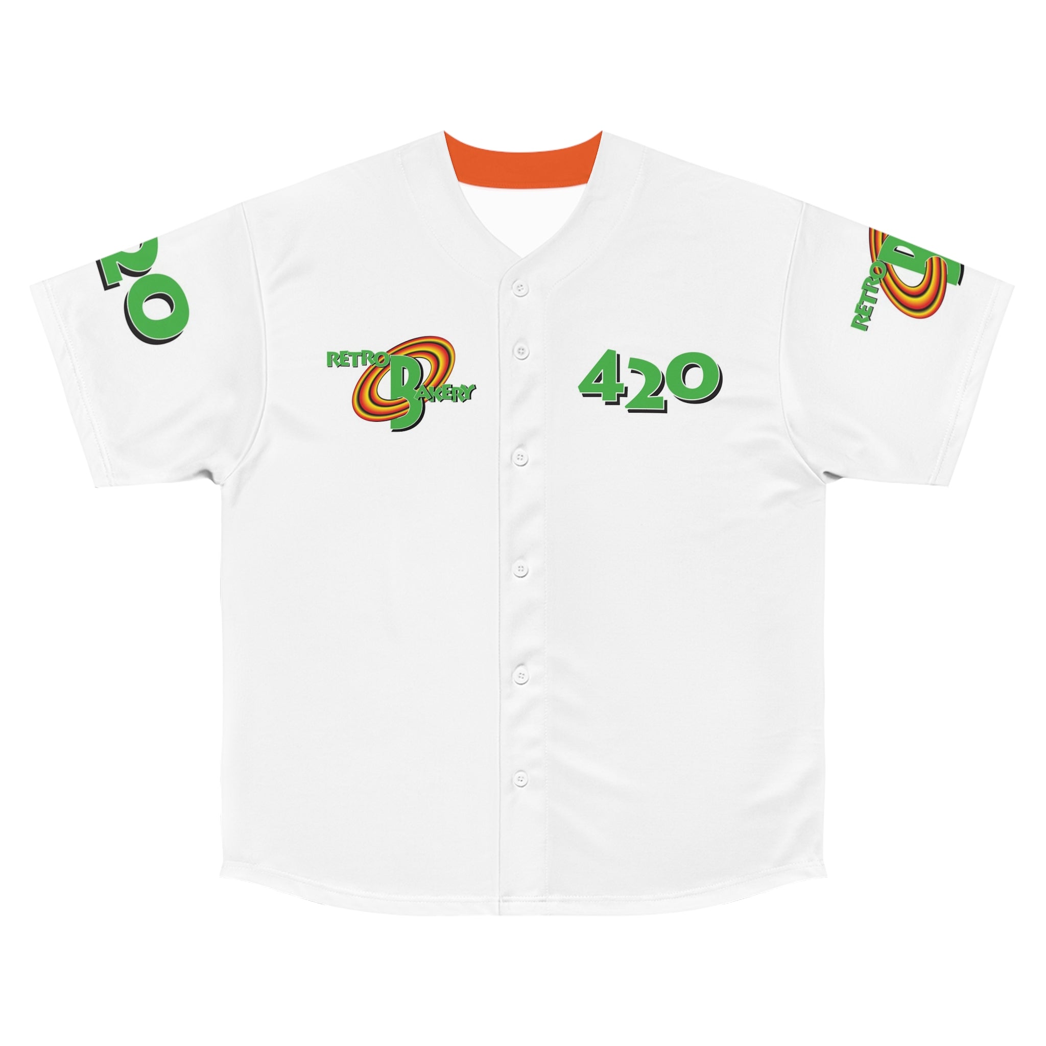 Retro Bakery White Space Jammed Jersey